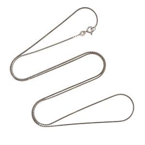 Vintage Sterling Silver 925 Box Chain Necklace 24"